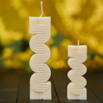 Wave Pillar candle (Κύμα)