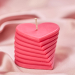 Heart spiral candle (Καρδιές)