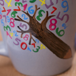 Κούπα Δέντρο με γράμματα και αριθμούς