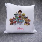 Μαξιλαράκι Paw patrol με όνομα