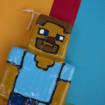 Λαμπάδα "Minecraft 3d"