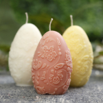 Easter egg mini candle