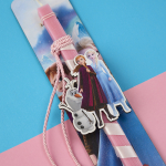 Λαμπάδα "Έλσα - Άννα¨ με πλάτη