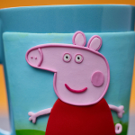 Κούπα Peppa σε φόντο 3d