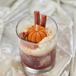 Pumpkin candle
